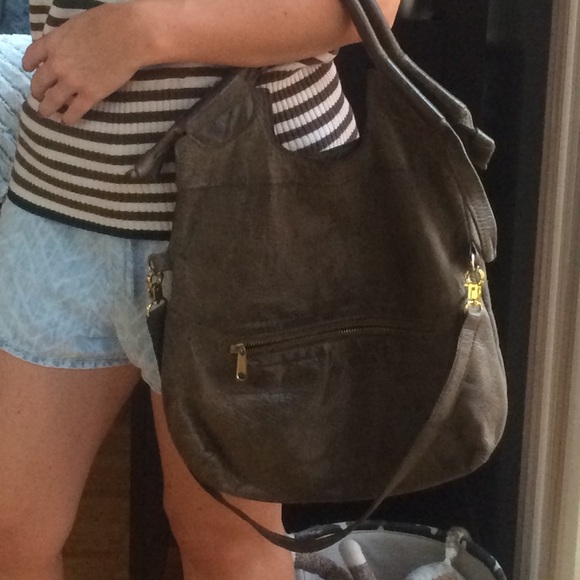 Anna Corinna olive medium size tote - Picture 3 of 3