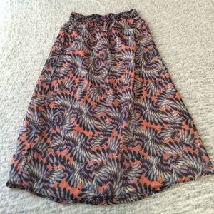 "Attention" maxi skirt