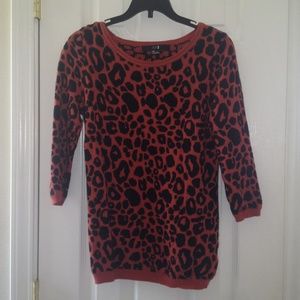 ❌Sold❌XXI Leopard print sweater
