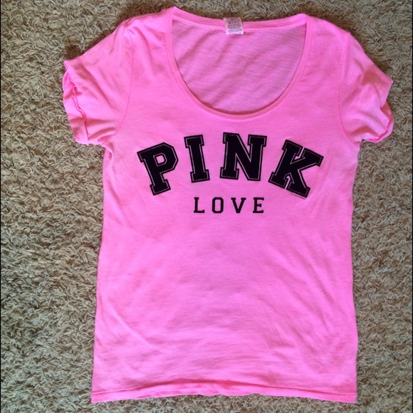 PINK scoop neck