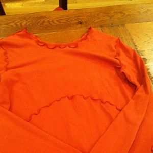 Treehouse 28 Dresses - Long sleeve orange dress. Treehouse 28 Dresses - Long sleeve orange dress.