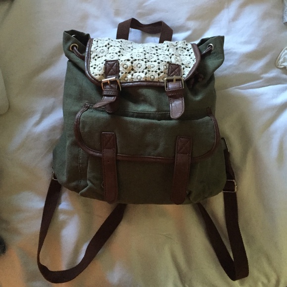 Army green back pack