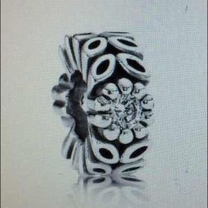 TWO PANDORA CHARMS and Four spacers