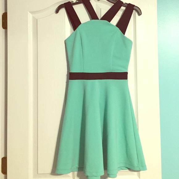 Tiffany blue dress from Charlotte Russe