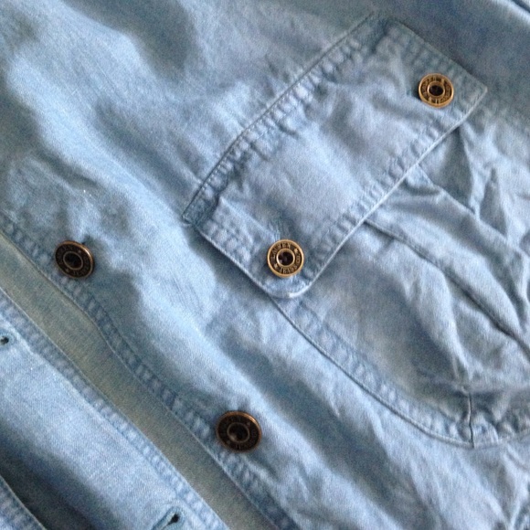 Lauren jeans co. cotton/linen jacket, sz M - Picture 4 of 4