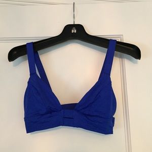 Royal Blue Bikini Top