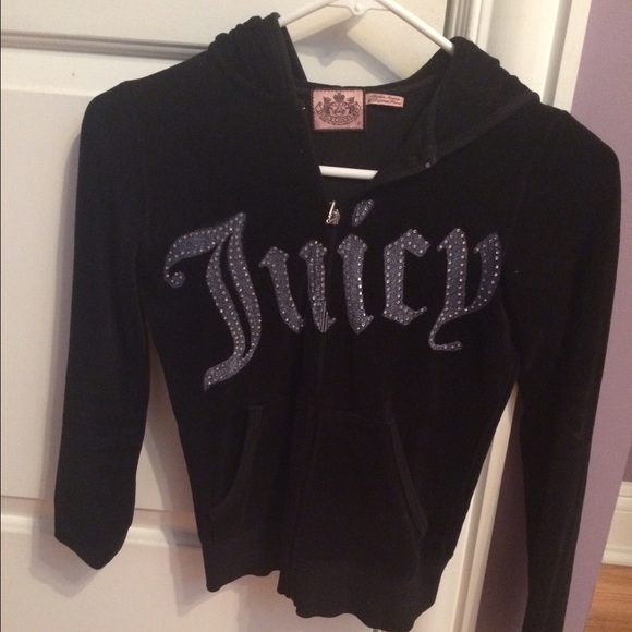 Black juicy couture sweatshirt