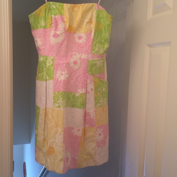 Lilly Pulitzer strapless dress