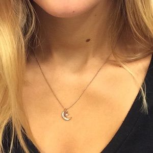 Rose gold juicy couture necklace