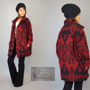 Woolrich Wool tribal coat