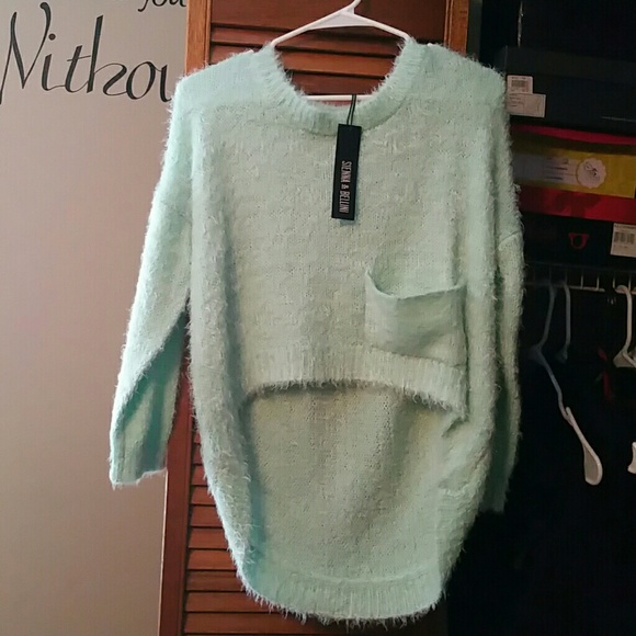 Sweater high low shirt