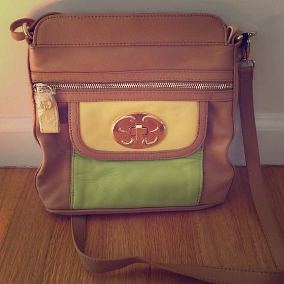 {Emma Fox} Leather Crossbody