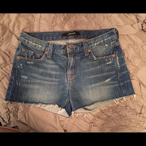 J Brand Cut-off Denim Shorts- Libra