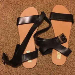 Black sandals