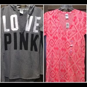 BUNDLE PINK VS sweatshirt tunic