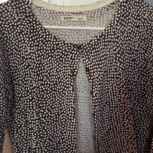 Grey Polkadot Cardigan - Picture 2 of 2