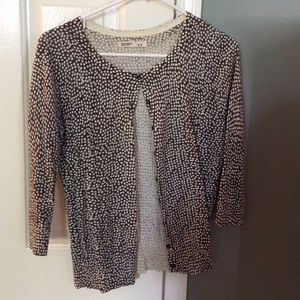 Grey Polkadot Cardigan