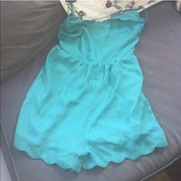 Traded! LLD & Teal Romper - Picture 3 of 3