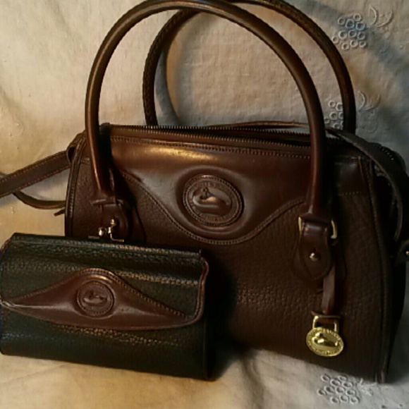 Vintage Dooney & Bourke Satchel and Wallet!!