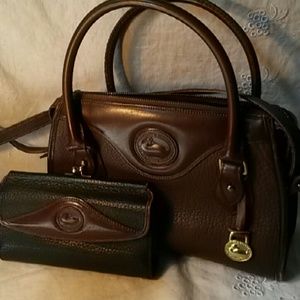 Vintage Dooney & Bourke Satchel and Wallet!!