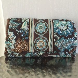 Blue & Brown Vera Bradley Wallet