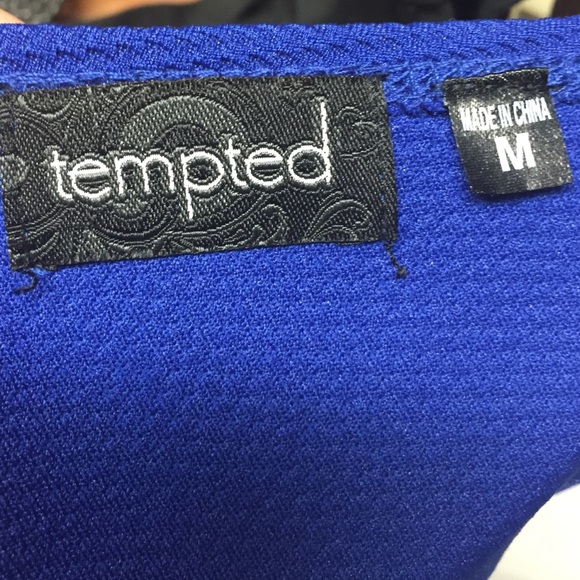 Dark Blue Peplum Top! - Picture 3 of 3