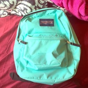 Mint green Jansport backpack! Like new!