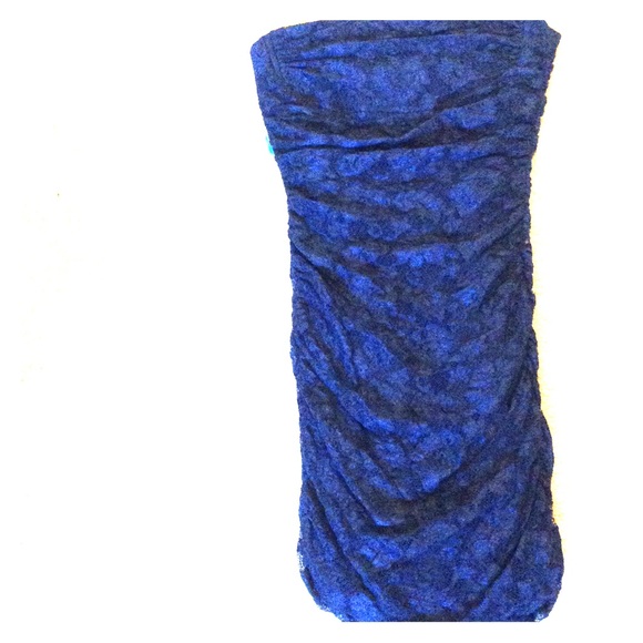 🔥FLASH🔥NAVY BLUE BODY CON LACE MINI🔥NWOT🔥