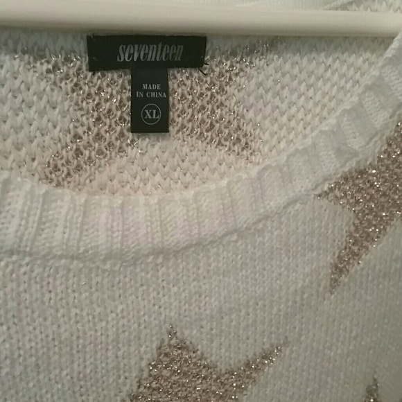Seventeen gold star sweater (xl jr) - Picture 2 of 4