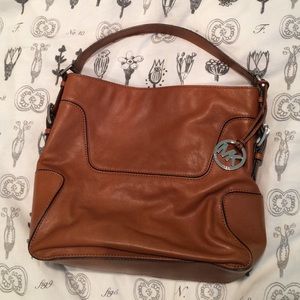 Michael Kors leather shoulder bag