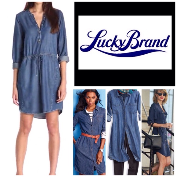 lucky brand drawstring dress