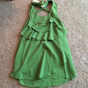 Beautiful kelly green halter top