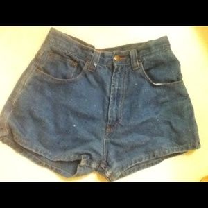 High waisted hemp shorts
