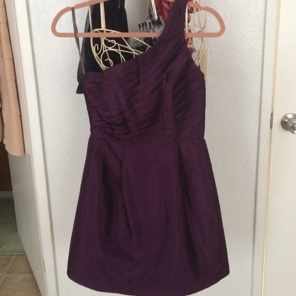 MONIQUE LHUILLIER one shoulder dress