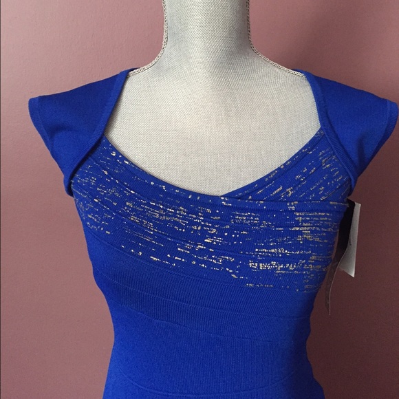 Brand new blue XOXO dress - Picture 2 of 3