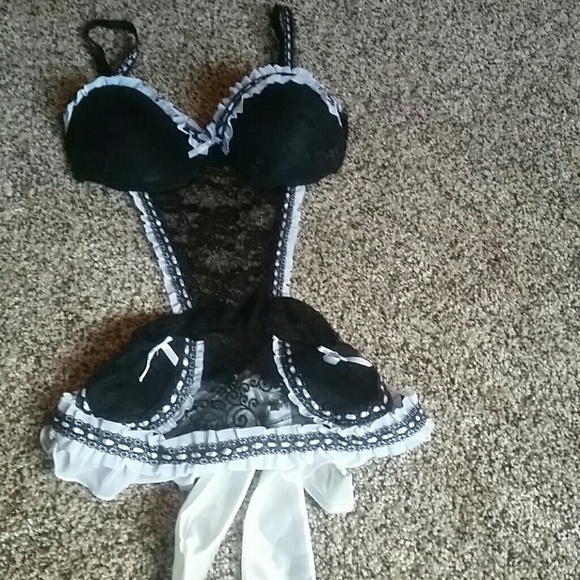 Sexy little thing french maid babydoll