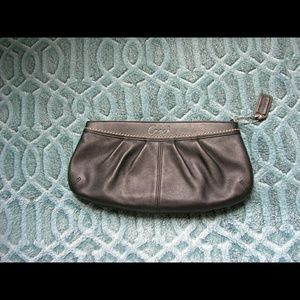 Coach leather hobo collection clutch
