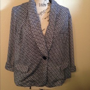 Ponte knit blazer