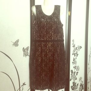 Black lace dress