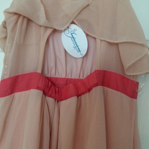 Hi-low semi sheer boutique dress - Picture 3 of 4