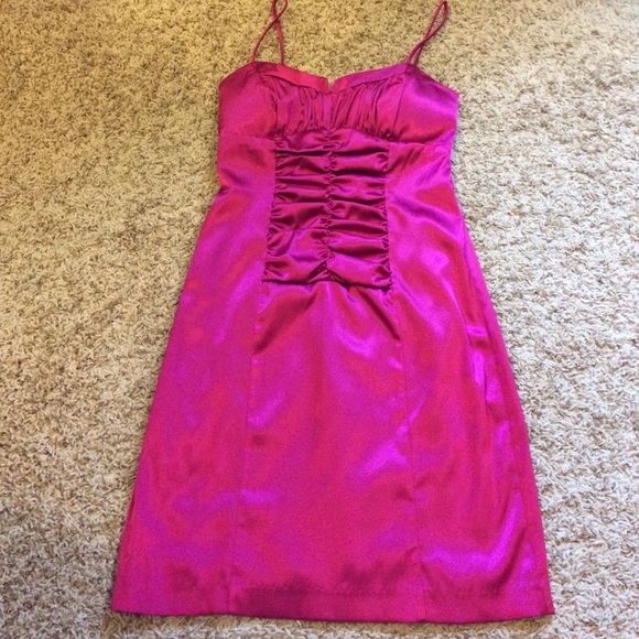 Hot pink cocktail dress!