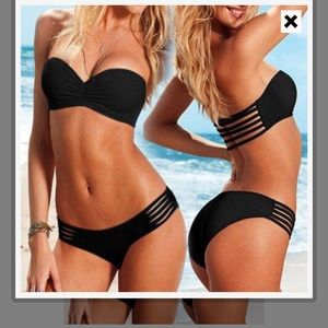 Strappy bikini, medium, bright green, Brand new!