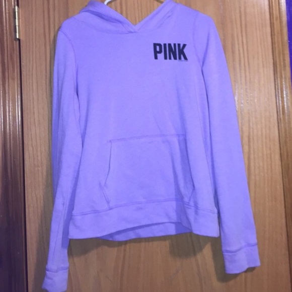 PINK purple/lilac pullover hoodie/sweatshirt