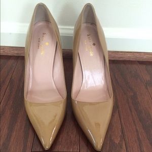 Kate Spade NewYork licorice patentpointed-toe pump