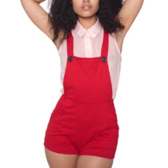 cotton short overalls
