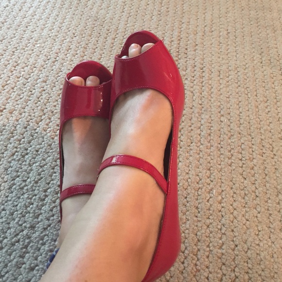 American Eagle Outfitters Shoes - Red heels
