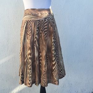 Cheetah print skirt
