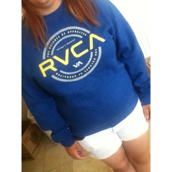 Blue RVCA Sweatshirt.