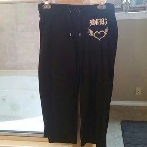 BCBG CAPRI LENGTH SWEAT PANTS
