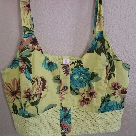 Floral crop top